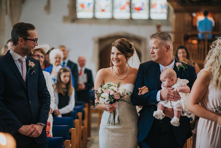 Vintage Inspired Pink and Navy Barn Wedding in Oxfordshire by This and That Photography