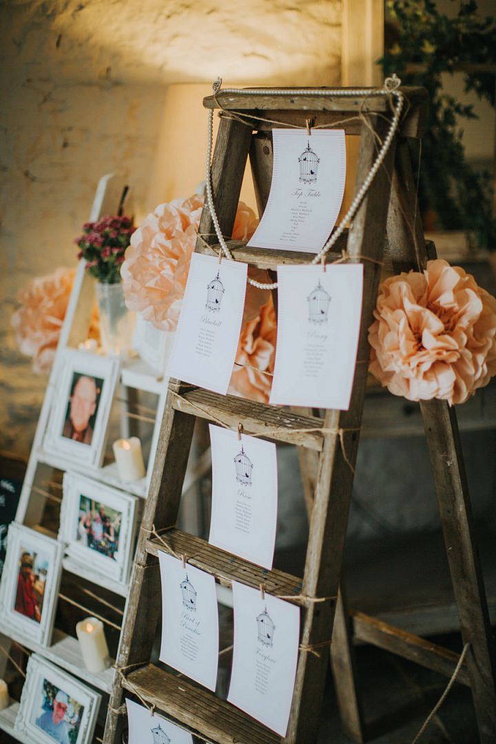 Vintage Inspired Pink and Navy Barn Wedding in Oxfordshire by This and That Photography