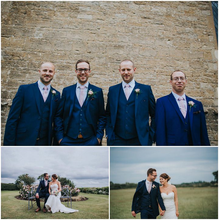 Vintage Inspired Pink and Navy Barn Wedding in Oxfordshire by This and That Photography