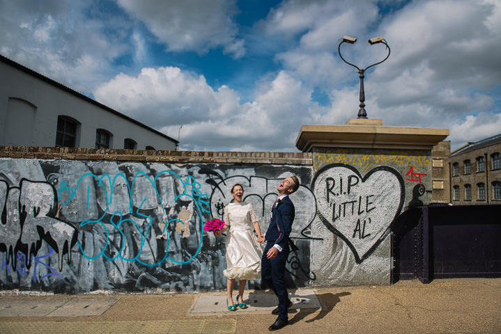 Relaxed, Joyful, Colourful and Fun Hackney Wedding by Jonny Barratt