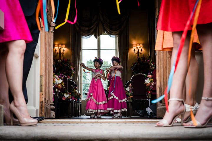 Bright and Colourful Pineapple Filled Hampton Court Wedding by Mona Ali Photography