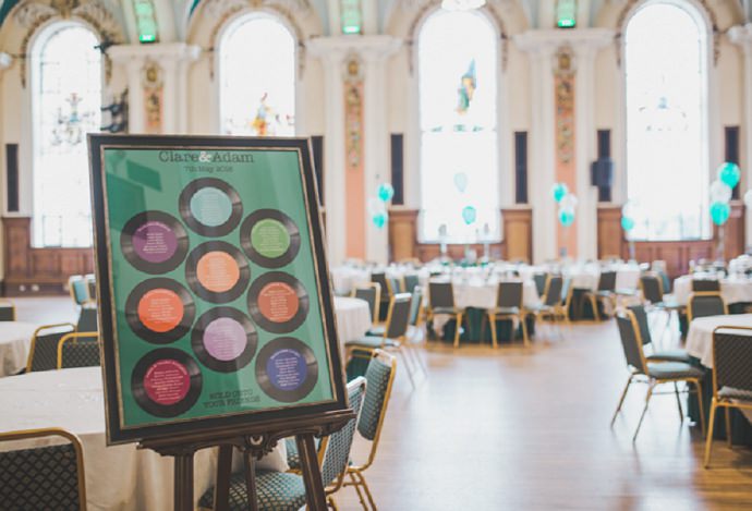 'Informal Vintage' Emerald Green Music Themed Wedding by Rachel Joyce Photography