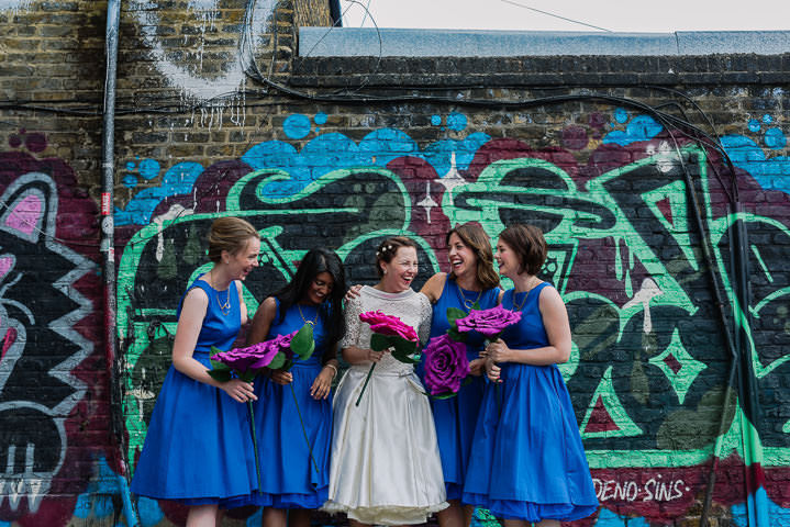 Relaxed, Joyful, Colourful and Fun Hackney Wedding by Jonny Barratt