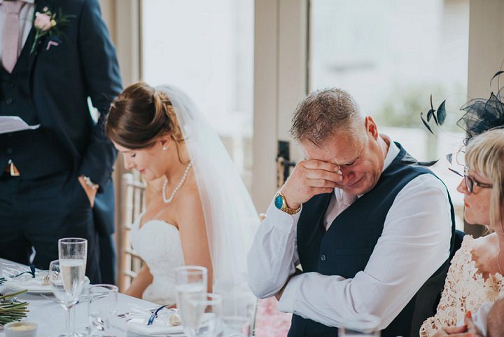 Vintage Inspired Pink and Navy Barn Wedding in Oxfordshire by This and That Photography