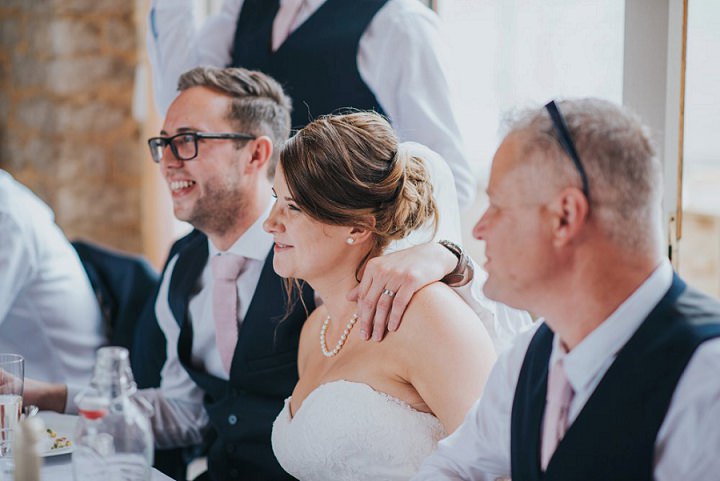 Vintage Inspired Pink and Navy Barn Wedding in Oxfordshire by This and That Photography