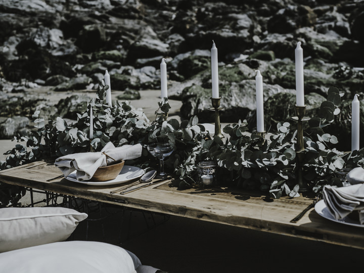 Nordic Bohemian Beach Wedding Inspiration 