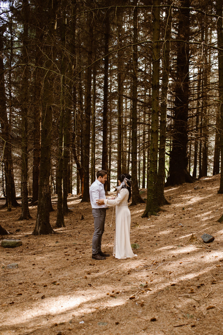 Whimsical Woodland Lake District Elopement Inspiration from Agnes Black