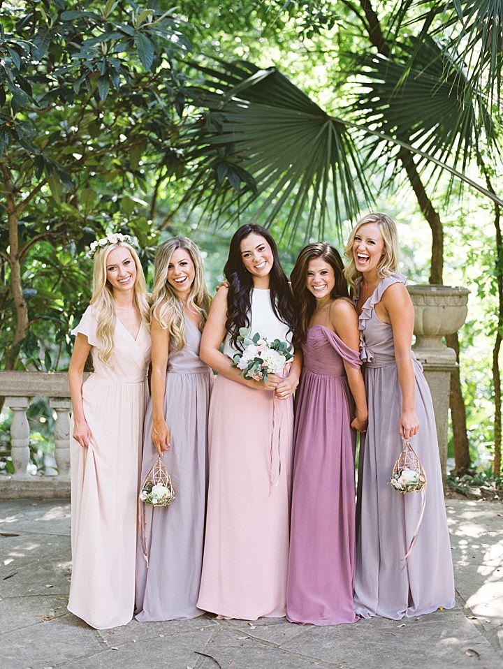 mix and match bridesmaid dresses