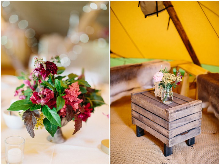 Beautiful Bohemian Outdoor Tipi Wedding by Melissa Beattie