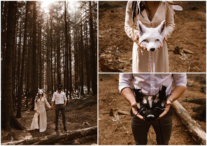 Whimsical Woodland Lake District Elopement Inspiration from Agnes Black