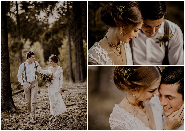  Intimate Bohemian Woodland Wedding by Elena Engels Fotografie