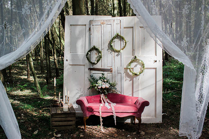 Vintage Woodland Bluebell Inspiration Shoot