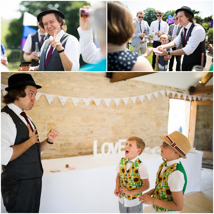 Festival Themed Summer Solstice Barn Wedding in Gloucestershire by Courtney Louise Photography