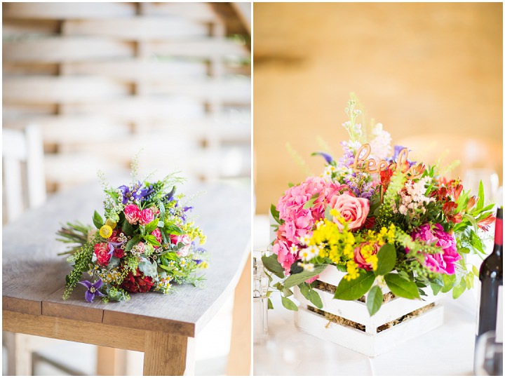 Festival Themed Summer Solstice Barn Wedding in Gloucestershire by Courtney Louise Photography