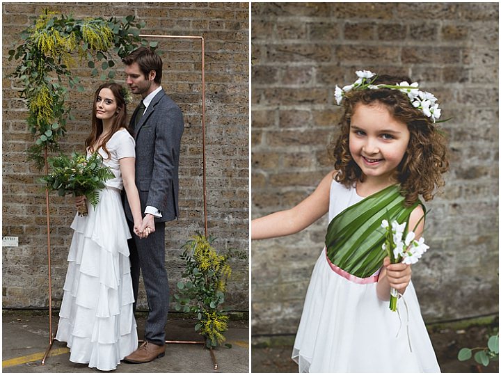 Botanical Meets Industrial Handmade Warehouse Wedding Inspiration from London Local Weddings