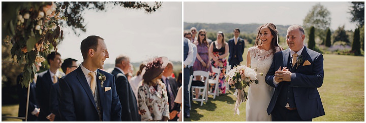 Blush and Peach Glamorous Country Cheshire Garden Wedding by Mark Tattersall