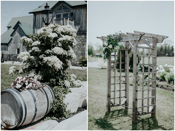 Elegant Peach and Gold Outdoor Canadian Wedding by Todor Wedding Co. 