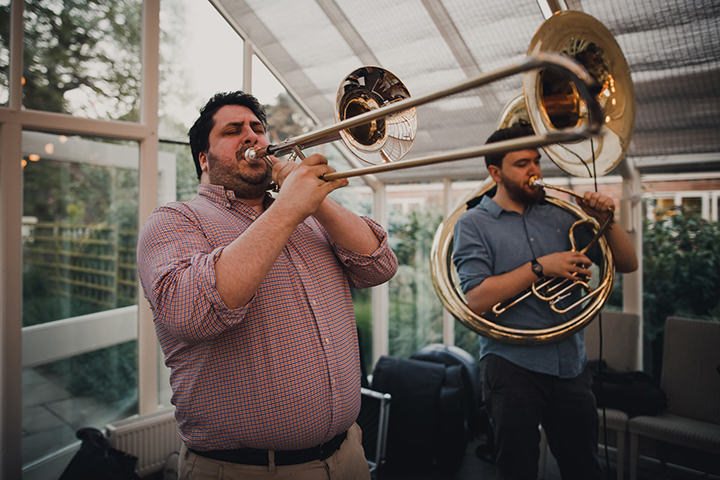 Blush and Peach Glamorous Country Cheshire Garden Wedding by Mark Tattersall