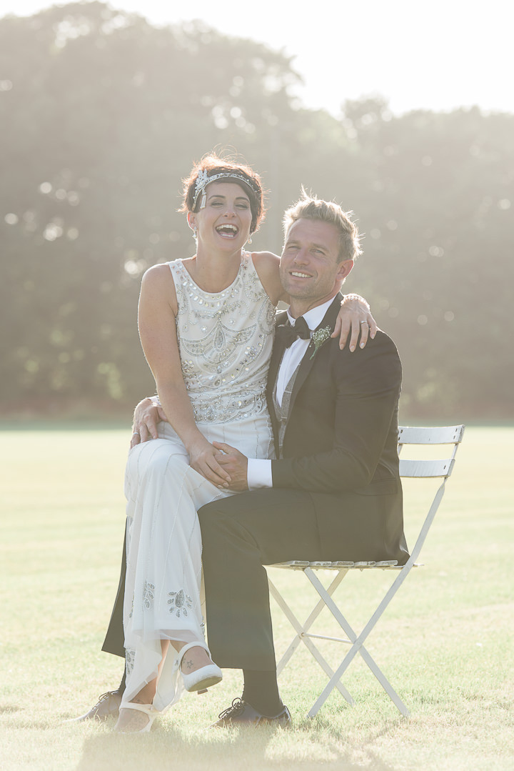 Chris and Charlotte's 'Don't Tell The Bride' Giant Inflatable Obstacle Course Meets Stylish 1920's Wedding by Joanna Cleeve