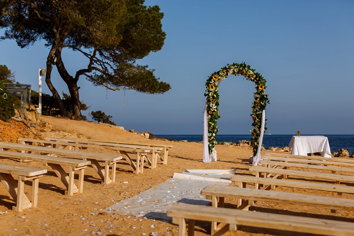 Leah and Sam's Sunny and Bright Ibiza Beach Wedding by Shane Webber