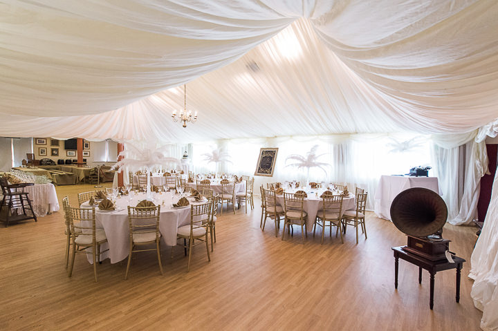 Chris and Charlotte's 'Don't Tell The Bride' Giant Inflatable Obstacle Course Meets Stylish 1920's Wedding by Joanna Cleeve