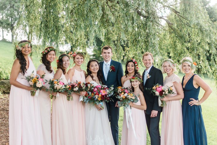 Tiana and Jake's Colourful Pennsylvania Farm Wedding by Dawn Derbyshire Photography