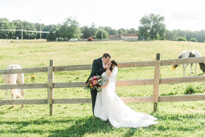 Tiana and Jake's Colourful Pennsylvania Farm Wedding by Dawn Derbyshire Photography