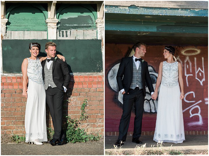 Chris and Charlotte's 'Don't Tell The Bride' Giant Inflatable Obstacle Course Meets Stylish 1920's Wedding by Joanna Cleeve