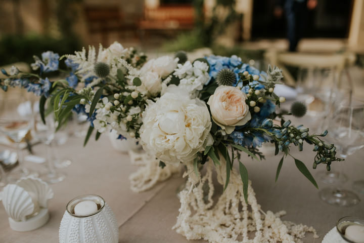 Isabell and Jamie's Stunning Sea Themed Spanish Wedding by El Jardin Del Cabo and Aloha Estudio