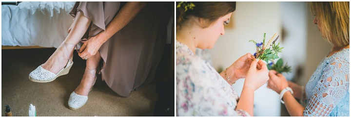 Hessian and Gingham Gloucestershire Barn Wedding by Lewis Fackrell