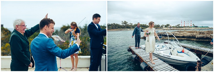 Lucy and Benjamin's Intimate Blue and Gold Cyprus Wedding by Dearly Beloved and Dom Moore