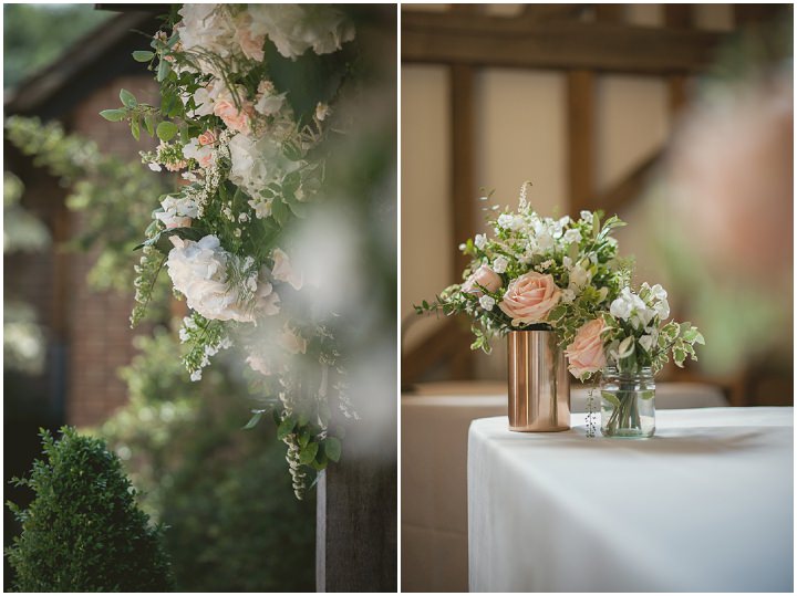 Nicola and Ryan's Pretty Peach and Copper Surrey Barn Wedding by Mr Sleeve Photography