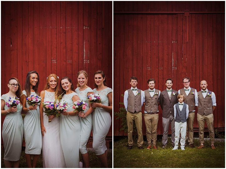 Emily and Shane's Food Loving Swedish Barn Wedding by Heather Birnie Photography