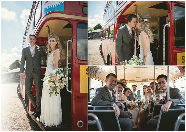 Nicola and Ryan's Pretty Peach and Copper Surrey Barn Wedding by Mr Sleeve Photography