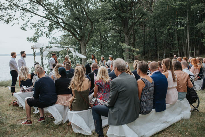 Nils and Jenni's Beautifully Simple DIY Bohemian Barn Wedding by Photo Design 