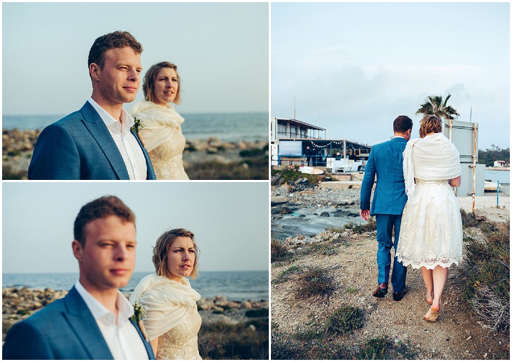 Lucy and Benjamin's Intimate Blue and Gold Cyprus Wedding by Dearly Beloved and Dom Moore