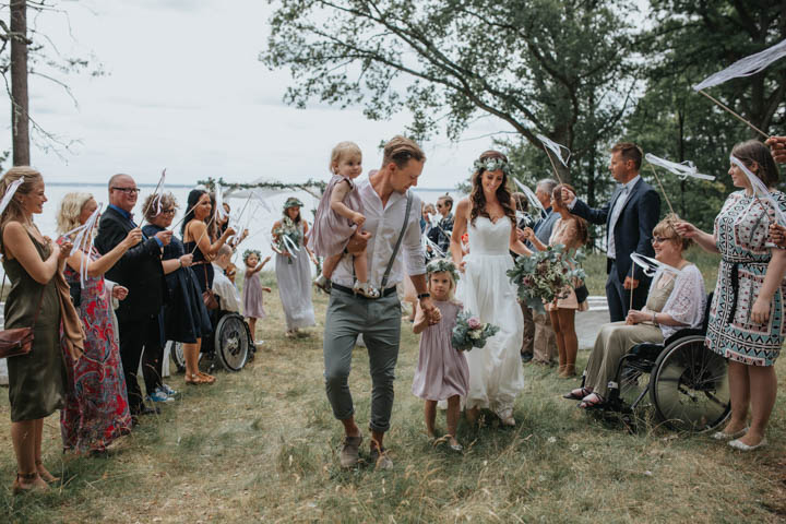 Nils and Jenni's Beautifully Simple DIY Bohemian Barn Wedding by Photo Design 