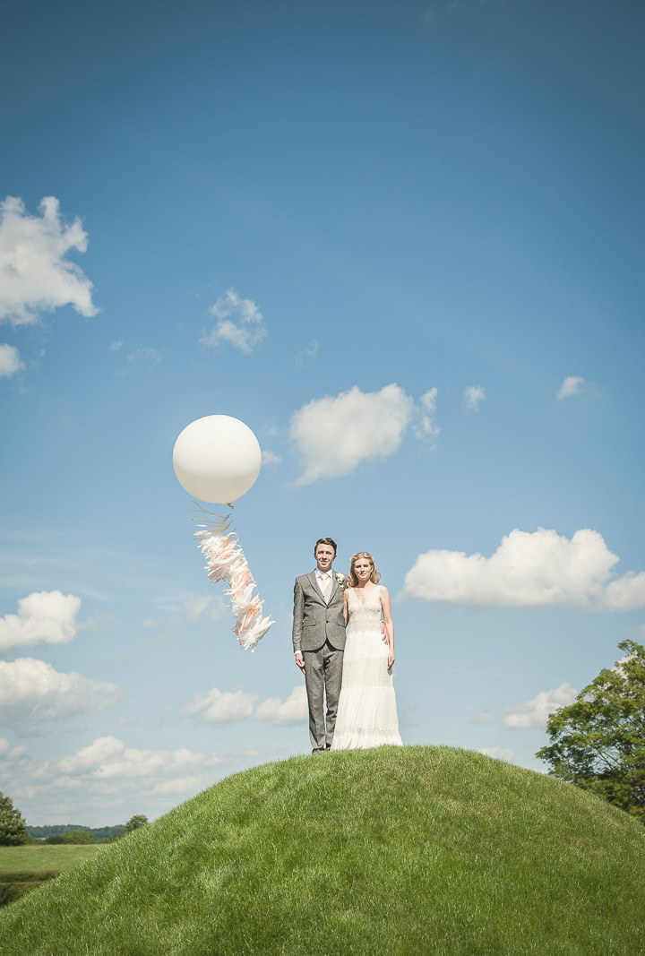 Nicola and Ryan's Pretty Peach and Copper Surrey Barn Wedding by Mr Sleeve Photography