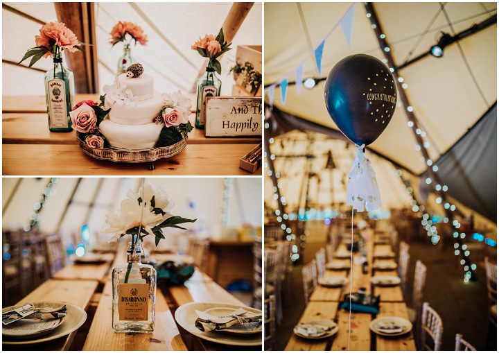 Danielle and Mike's Rainy Boho Festival Themed Wedding in The Lake District by Clara Cooper Photography