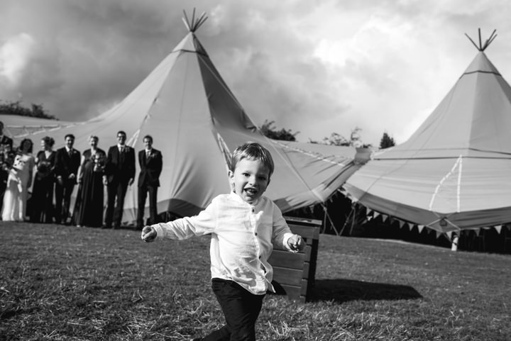 Rosalie and Sam's Relaxed and Colourful Tipi Wedding in Leicestershire with 1000 Paper Cranes by McGivern Photography