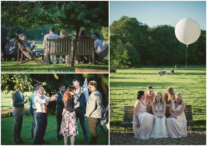 Nicola and Ryan's Pretty Peach and Copper Surrey Barn Wedding by Mr Sleeve Photography