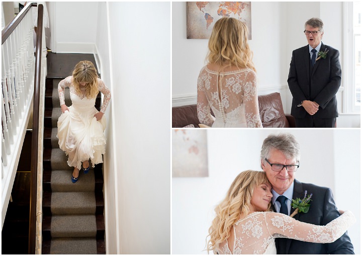 Katie and Tom's DIY Mis-Matched London Warehouse Wedding by Annelie Eddy
