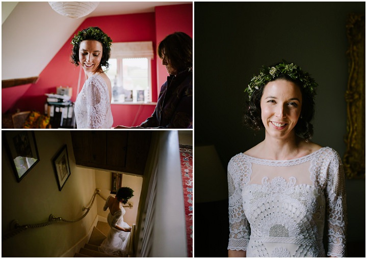 Rosalie and Sam's Relaxed and Colourful Tipi Wedding in Leicestershire with 1000 Paper Cranes by McGivern Photography