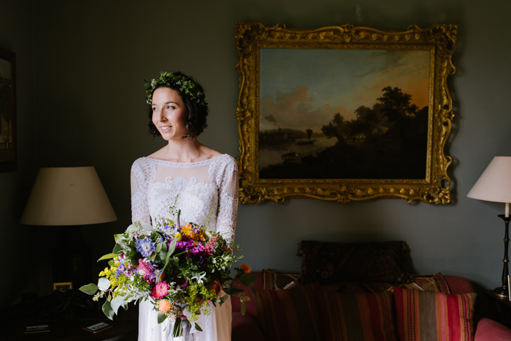 Rosalie and Sam's Relaxed and Colourful Tipi Wedding in Leicestershire with 1000 Paper Cranes by McGivern Photography