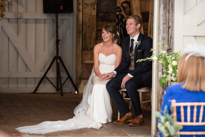 Julia and Ed's Country Themed Barn Wedding with Greenery, Hessian and Jam Jars by Nicola Gough