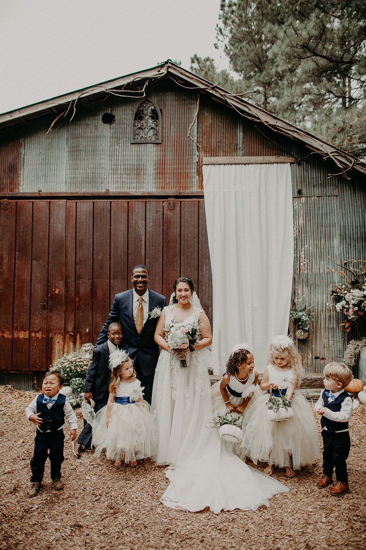 Leah and Quinten's Beautiful Backyard Boho Wedding in Georgia by Aline Marin Photography