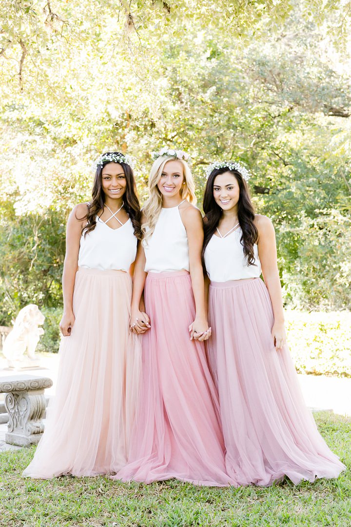 boho chic bridesmaids