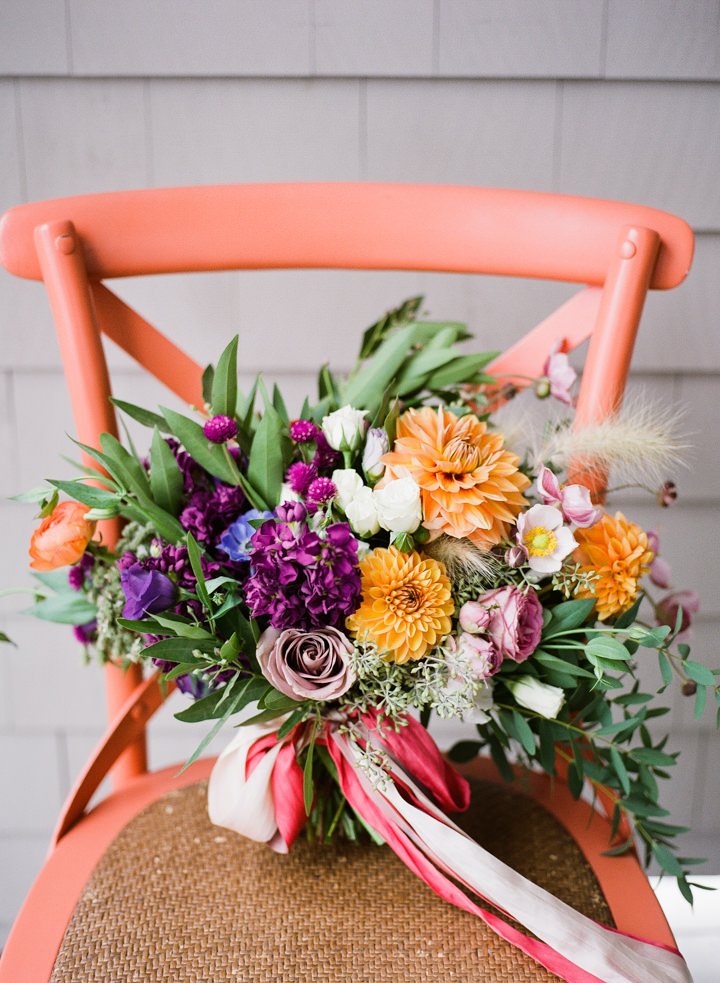 Nina and Margaret's 'Farmer’s Market Chic' Flower Filled Wedding in Main by Emily Elizabeth Events