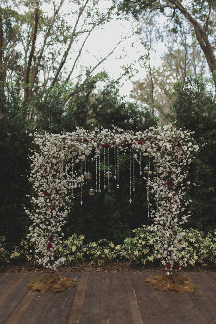 Abby and Aaron's 'Vintage Glam' Outdoor Rainy Florida Wedding by Stacy Paul Photography