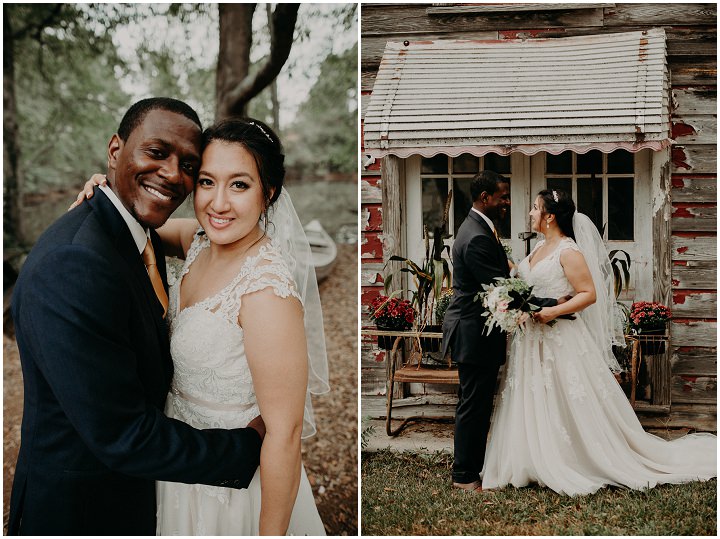 Leah and Quinten's Beautiful Backyard Boho Wedding in Georgia by Aline Marin Photography